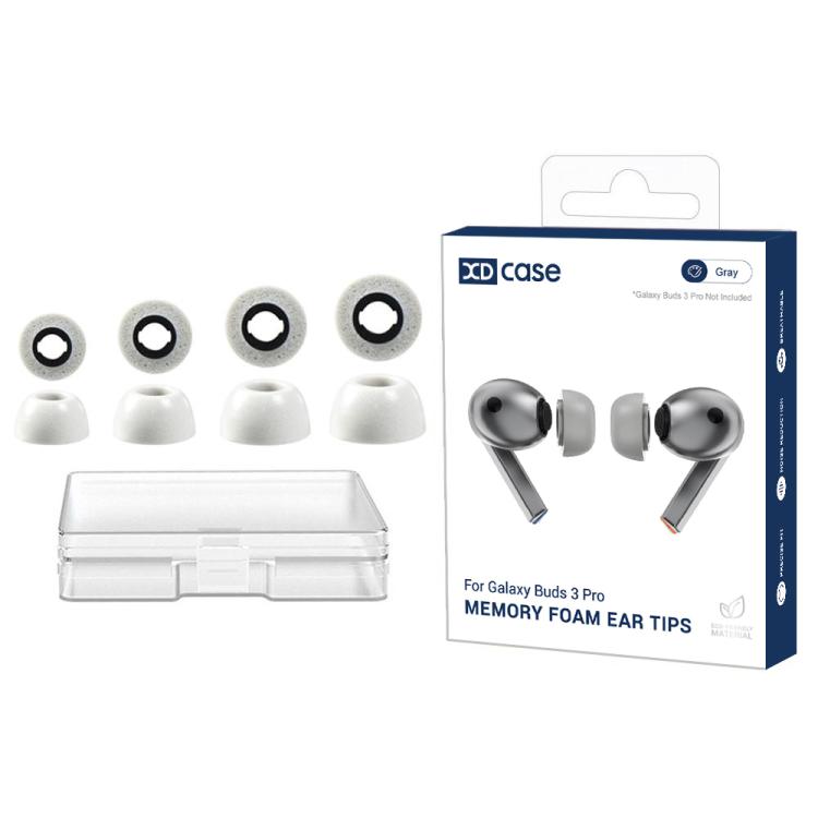 XDcase 4 Pairs Replacement Memory Foam Ear Tips, XS/S/M/L Size, 4 Pairs XS/S/M/L Size