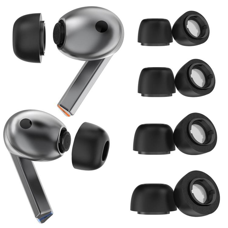 XDcase 4 Pairs Replacement Memory Foam Ear Tips, XS/S/M/L Size, 4 Pairs XS/S/M/L Size