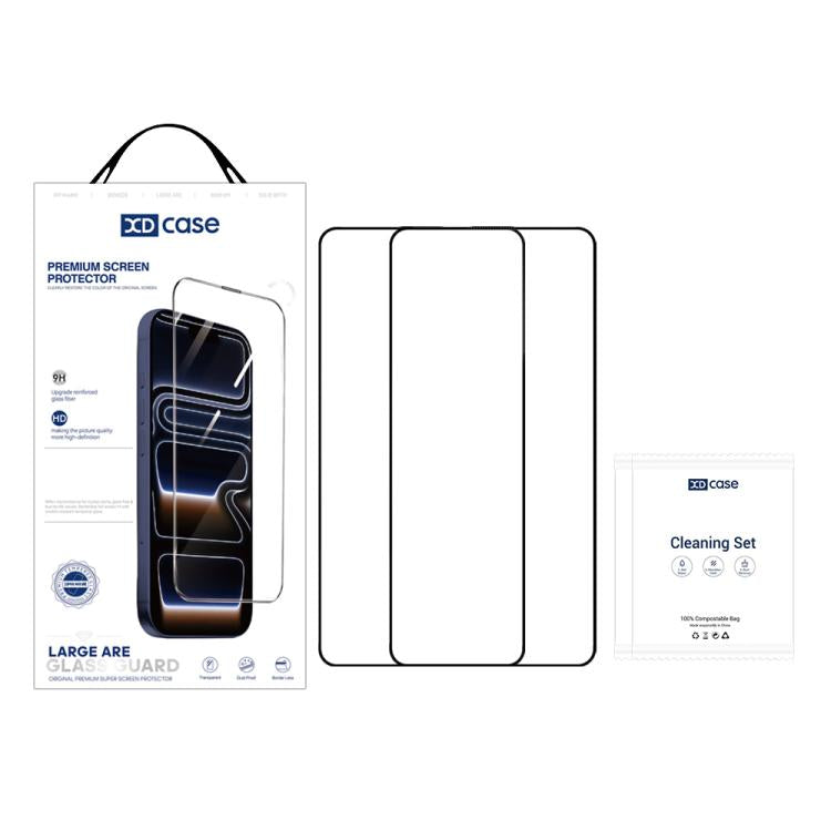 XDcase 2pcs / Pack Silk Screen Printed HD Tempered Glass Film, Support Fingerprint Unlock, For Samsung Galaxy S26+ 5G, For Samsung Galaxy S26 Ultra 5G, For Samsung Galaxy S26 5G, For Samsung Galaxy S25 5G, For Samsung Galaxy S25+ 5G                    ...