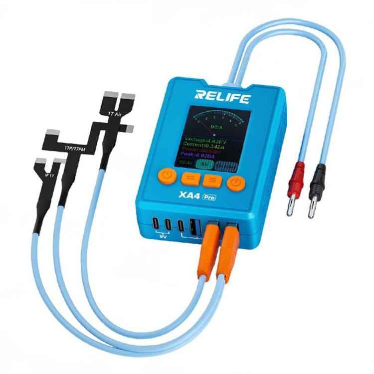 RELIFE XA4 Pro One-Touch HD Display Power Cable with USB / Type-C Dual Interface for iPhone 8-17 Pro Max