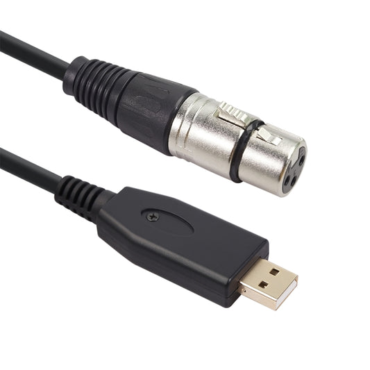US18 USB to XLR Female Microphone Recording Cable, 2m, 3m