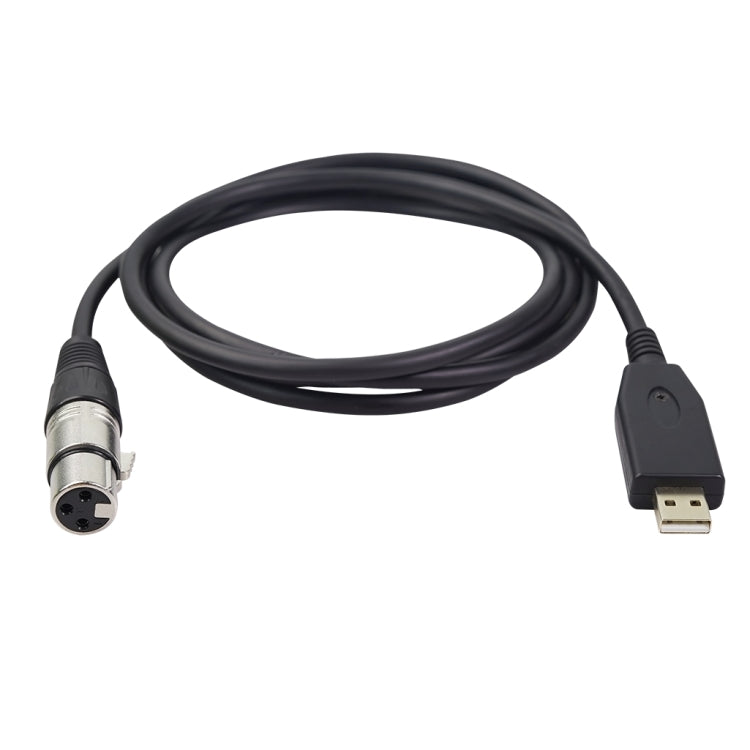 US18 USB to XLR Female Microphone Recording Cable, 2m, 3m