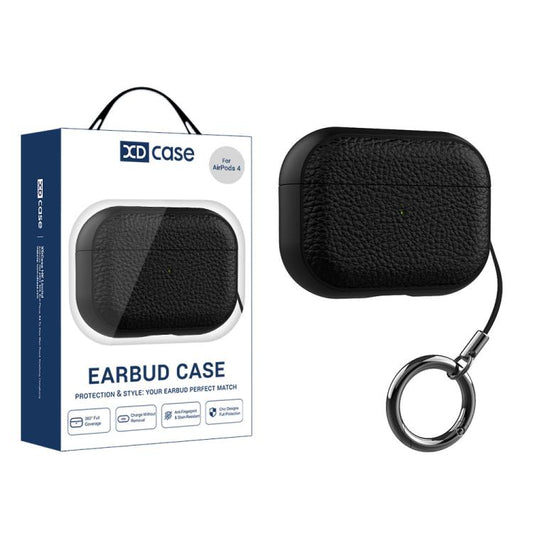 XDcase Lychee Texture TPU Earbuds Case with Buckle, For AirPods 5 / 4, For AirPods Pro 3, For AirPods Pro 2 / 1