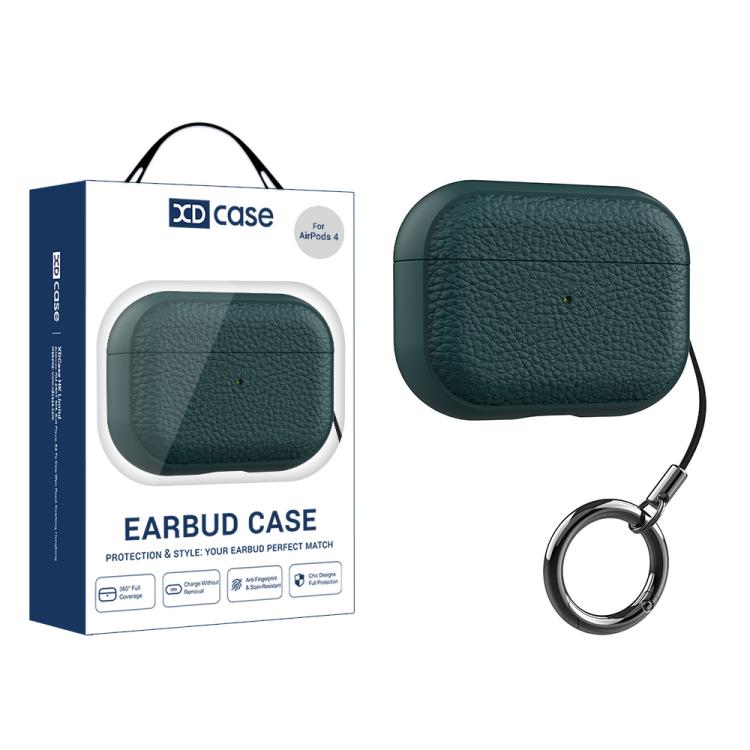XDcase Lychee Texture TPU Earbuds Case with Buckle, For AirPods Pro 3, For AirPods 4, For AirPods Pro 2 / 1