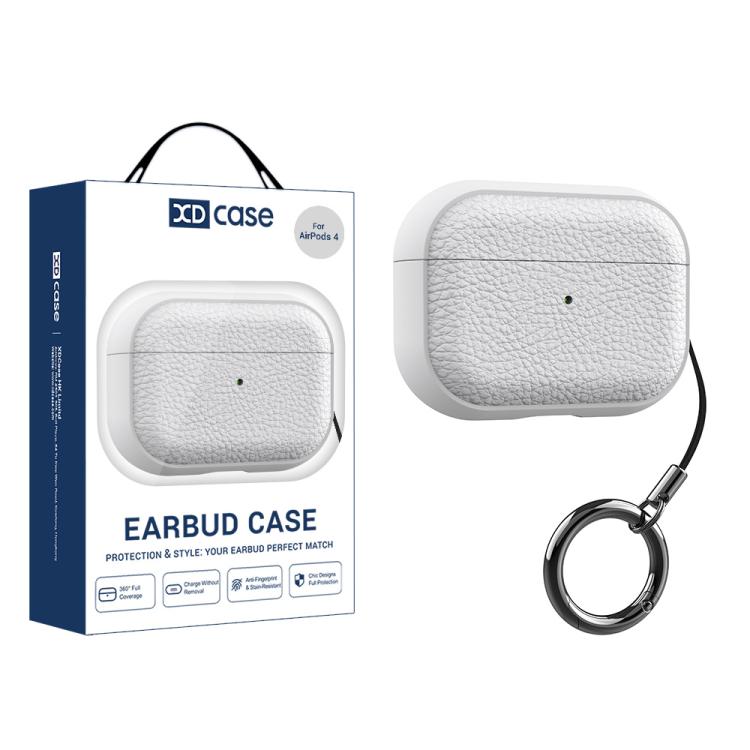 XDcase Lychee Texture TPU Earbuds Case with Buckle, For AirPods Pro 3, For AirPods 4, For AirPods Pro 2 / 1