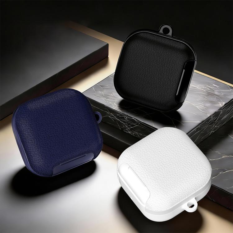 XDcase Lychee Texture Earbuds Case with Holder, For Samsung Galaxy Buds4 / 4 Pro