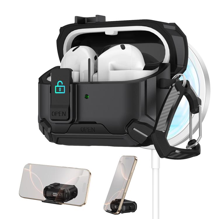 XDcase Multi-functional Magnetic Earbuds Case with Invisible Holder, For Samsung Galaxy Buds3 / 3 Pro / 3 FE