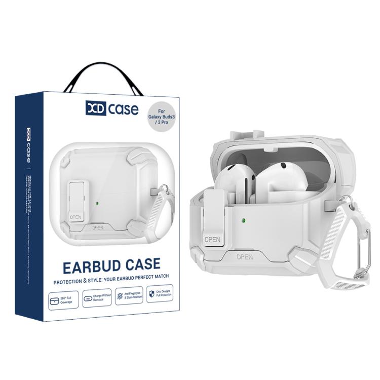XDcase Multi-functional Magnetic Earbuds Case with Invisible Holder, For Samsung Galaxy Buds3 / 3 Pro / 3 FE