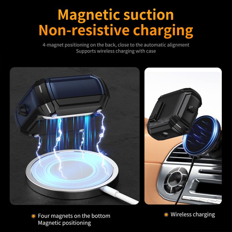 XDcase Multi-functional Magnetic Earbuds Case with Invisible Holder, For Samsung Galaxy Buds3 / 3 Pro / 3 FE