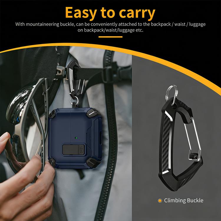 XDcase Multi-functional Magnetic Earbuds Case with Invisible Holder, For Samsung Galaxy Buds3 / 3 Pro / 3 FE