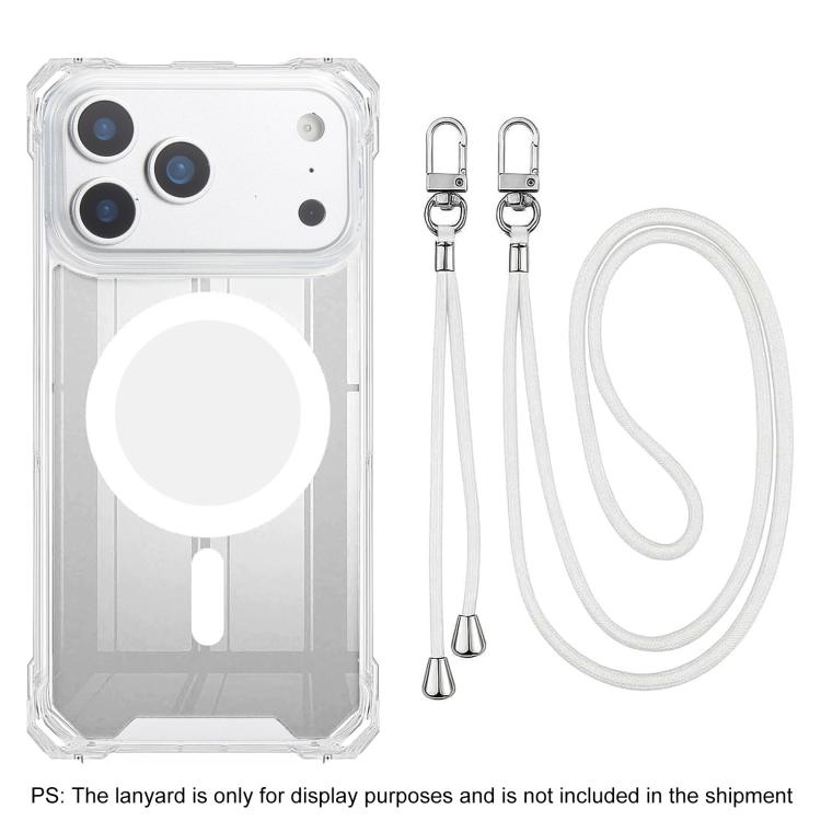 XDcase Four-Corner Hole Shockproof Magnetic Phone Case, Lanyard Not Included, For iPhone 17 Pro Max, For iPhone 17 Pro, For iPhone 17, For iPhone Air