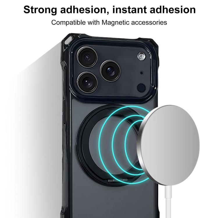 XDcase Pivot Stand Four-Corner Hole Magnetic Phone Case, Lanyard Not Included, For iPhone 17 Pro Max, For iPhone 17 Pro, For iPhone 17, For iPhone Air
