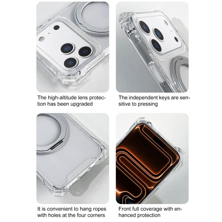XDcase Pivot Stand Four-Corner Hole Magnetic Phone Case, Lanyard Not Included, For iPhone 17 Pro Max, For iPhone 17 Pro, For iPhone 17, For iPhone Air