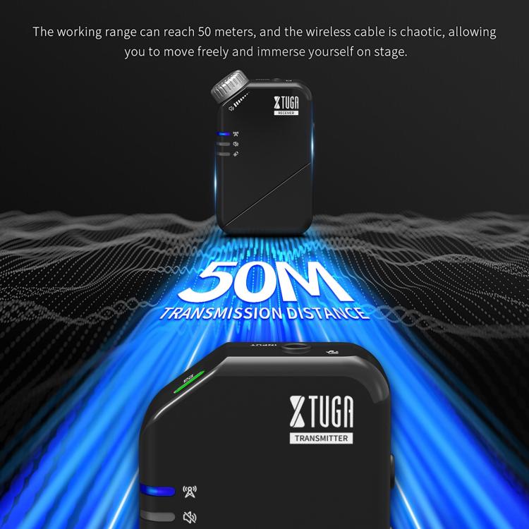 XTUGA J02S 2.4G Mini Wireless In-Ear Stereo Monitor System TX & RX, J02S