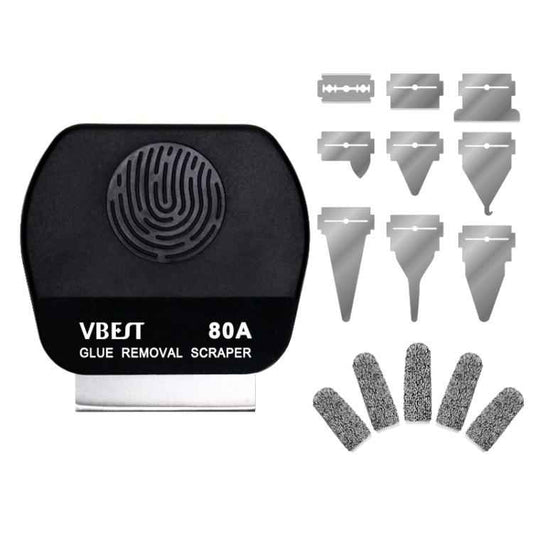 BEST VBST-80B Stainless Steel Multipurpose Magnetic Double-sided Glue Removal Scraper Set, BEST VBST-80B