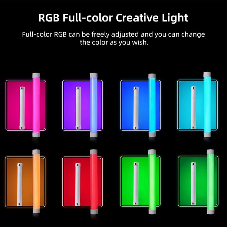 G10 Handheld RGB Chin and Neck Wrinkle Light Fill Light LED Video Light, Standard Version, with Mini Tripod