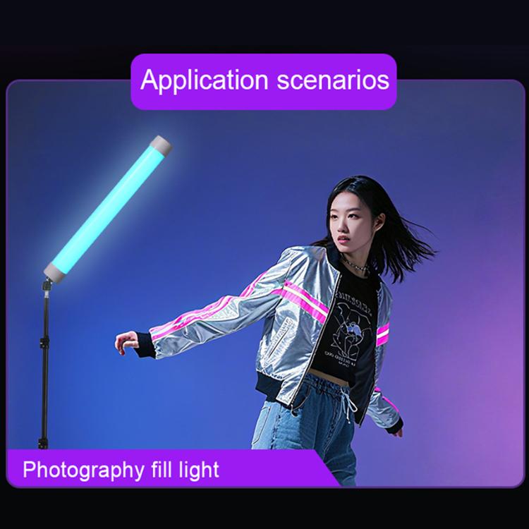 G10 Handheld RGB Chin and Neck Wrinkle Light Fill Light LED Video Light, Standard Version, with Mini Tripod