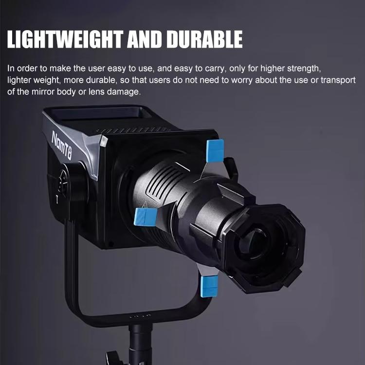 YG-90 360 Degree Rotating Bowens Mount Conical Snoot, 19 Degree Lens, 19 Degree Lens + Optical Snoot, 36 Degree Lens, 36 Degree Lens + Optical Snoot