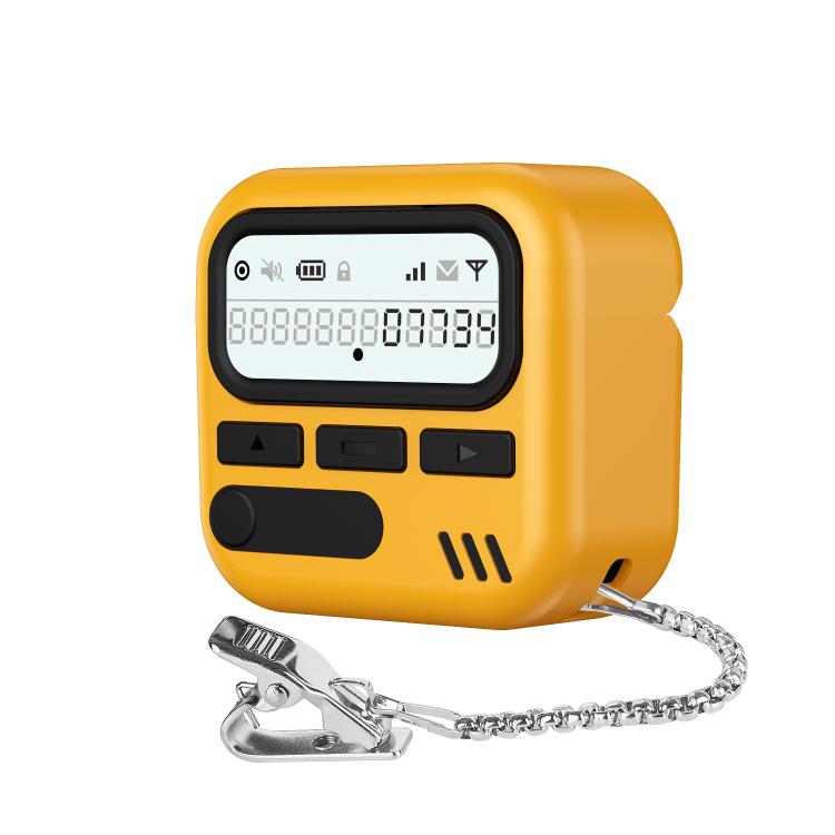 XDcase Retro Pager Design PC Hybrid TPU Earbuds Case, For AirPods 4, For AirPods Pro 2 / 1