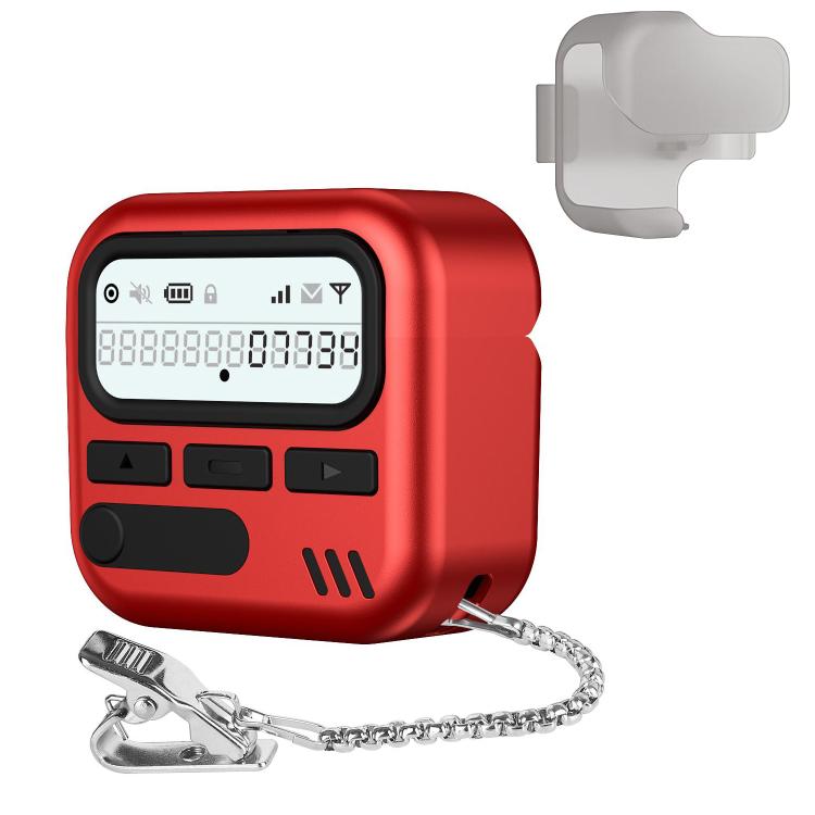 XDcase Retro Pager Design PC Hybrid TPU Earbuds Case, For AirPods 4, For AirPods Pro 2 / 1