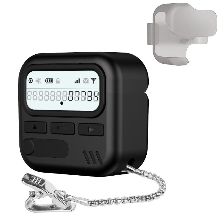 XDcase Retro Pager Design PC Hybrid TPU Earbuds Case, For AirPods 4, For AirPods Pro 2 / 1