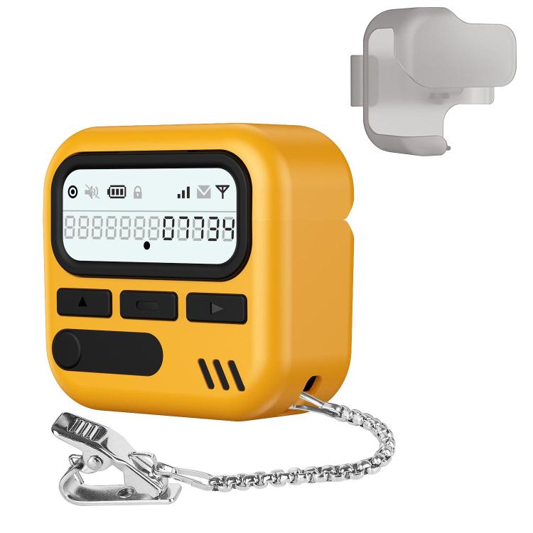 XDcase Retro Pager Design PC Hybrid TPU Earbuds Case, For AirPods 4, For AirPods Pro 2 / 1