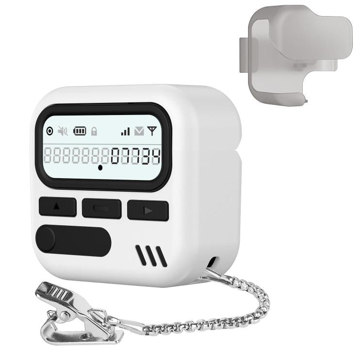 XDcase Retro Pager Design PC Hybrid TPU Earbuds Case, For AirPods 4, For AirPods Pro 2 / 1