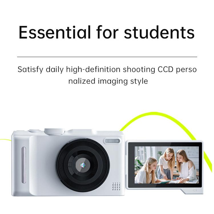 DX9 48MP 4K 3 inch HD LCD Flip Screen Retro Style CCD Mirrorless Digital Camera