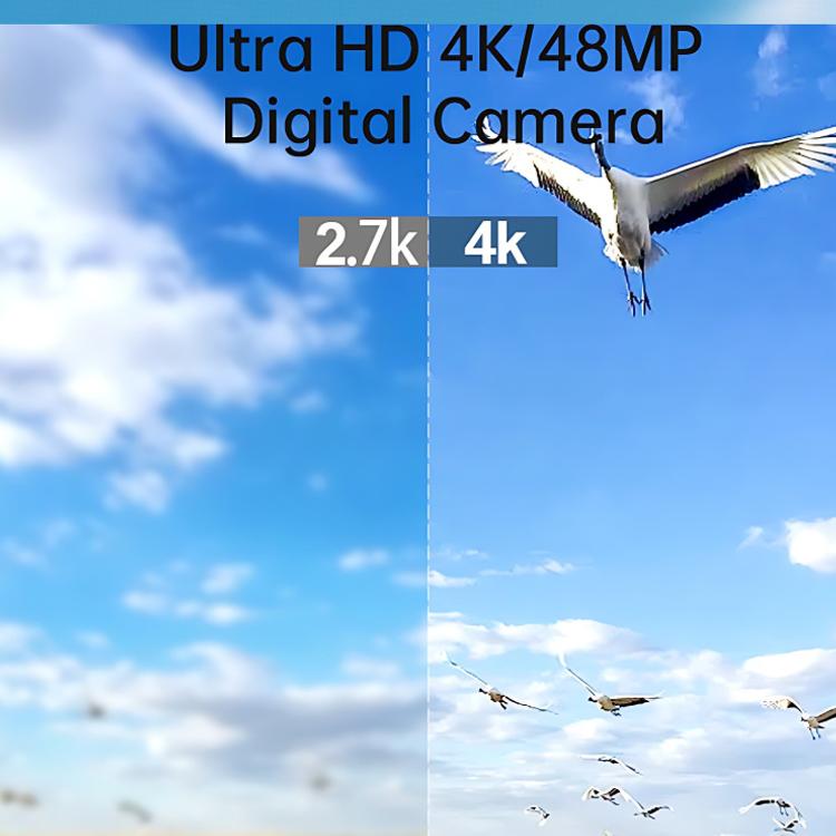 DX9 48MP 4K 3 inch HD LCD Flip Screen Retro Style CCD Mirrorless Digital Camera
