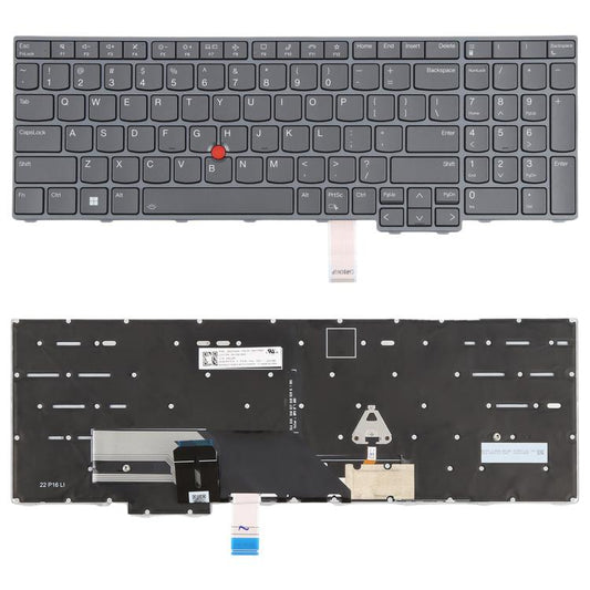US Version Backlit Laptop Keyboard with Pointing for Lenovo ThinkPad P16 Gen 1 P16 Gen 2 21D6 21D7 21FB 21FA, For Lenovo ThinkPad P16 Gen 1