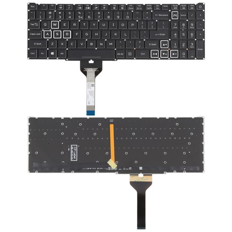 US Version Laptop Backlit Keyboard for Acer Nitro 5 AN515-51 52-55K1 N17C1 AN515-57-53TK, For Acer Nitro 5
