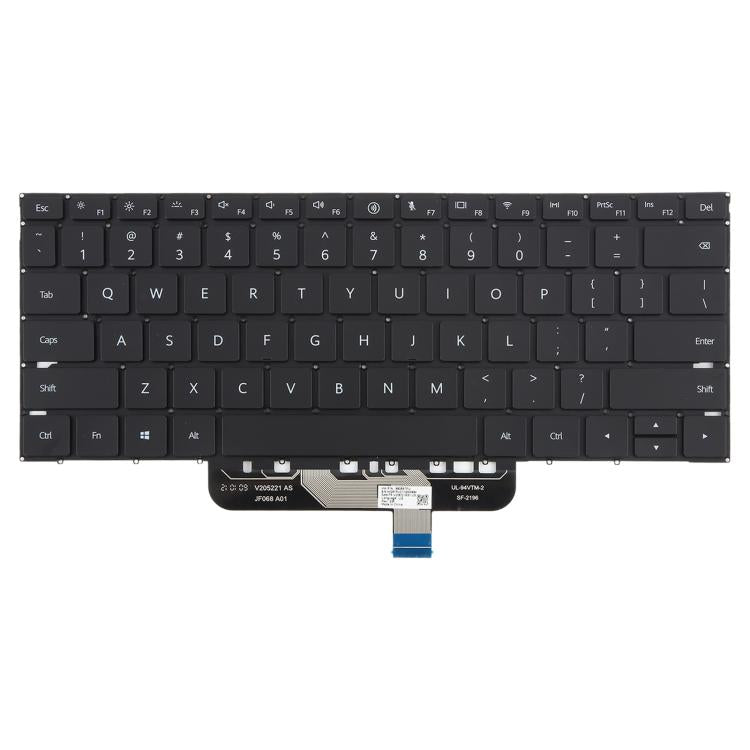 For Huawei MateBook 13s EMD-W76 / EMD-W56 / MateBook HKD-W56 / HKD-W76 US Version Backlit Laptop Keyboard
