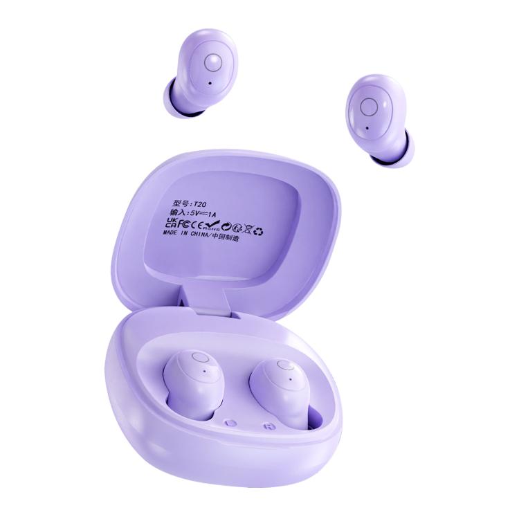 T20 Sleep Noise Reduction Mini Silicone In-Ear Bluetooth Earphones, T20
