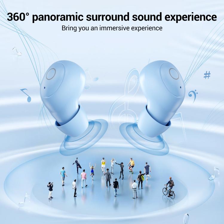 T20 Sleep Noise Reduction Mini Silicone In-Ear Bluetooth Earphones, T20