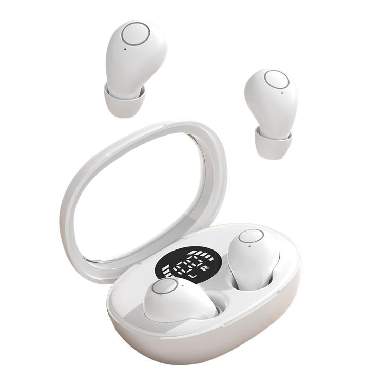 SK32 Digital Display Sleep Noise Reduction Ultra-Mini In-Ear Bluetooth Earphones, SK32
