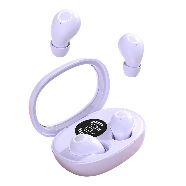 SK32 Digital Display Sleep Noise Reduction Ultra-Mini In-Ear Bluetooth Earphones, SK32