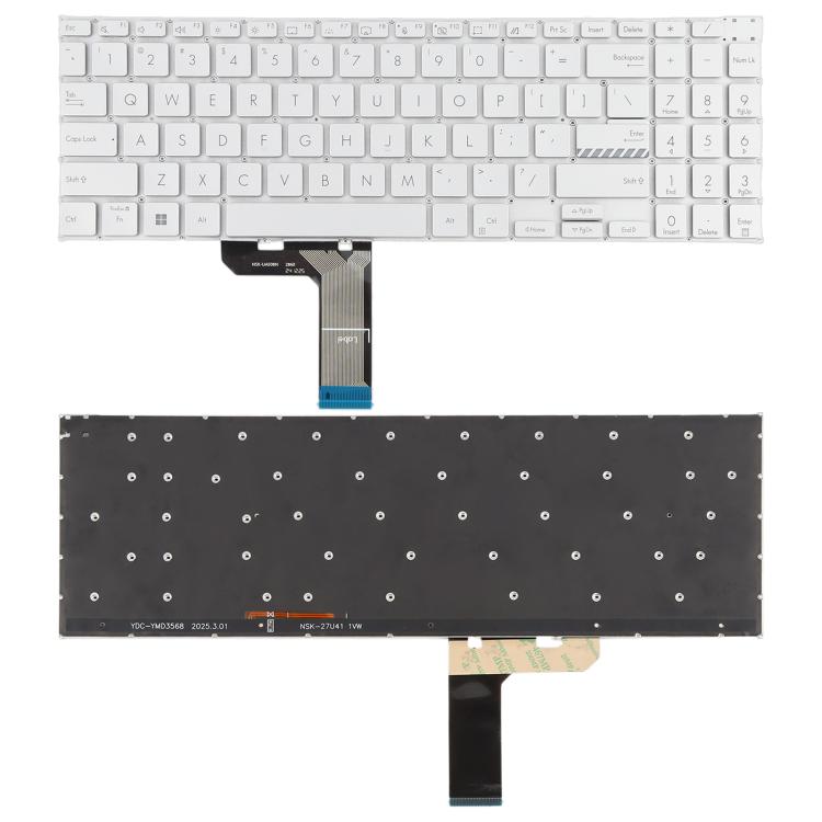 For ASUS Vivobook Pro 16 K6502 K6602 ZC ZE US Version Backlit Laptop Keyboard