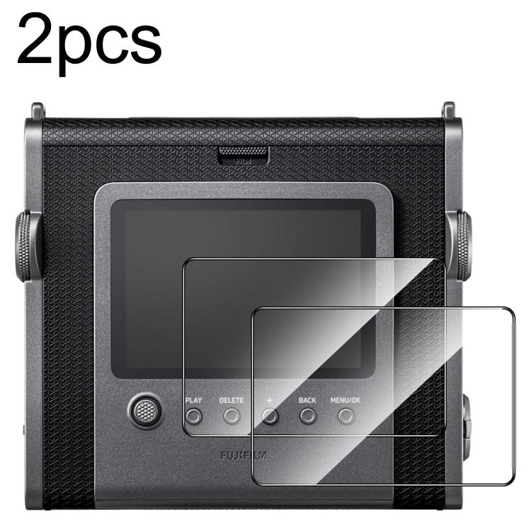 2pcs HD Anti-Scratch Anti-Fingerprint Tempered Glass Film, For FUJIFILM instax WIDE Evo, For FUJIFILM instax mini Evo
