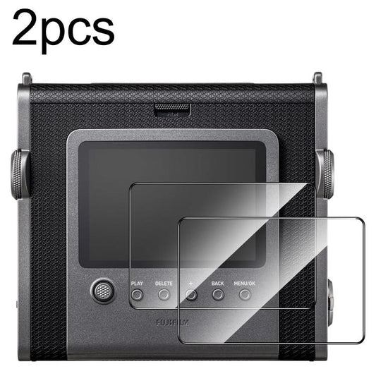 2pcs HD Anti-Scratch Anti-Fingerprint Tempered Glass Film, For FUJIFILM instax WIDE Evo, For FUJIFILM instax mini Evo