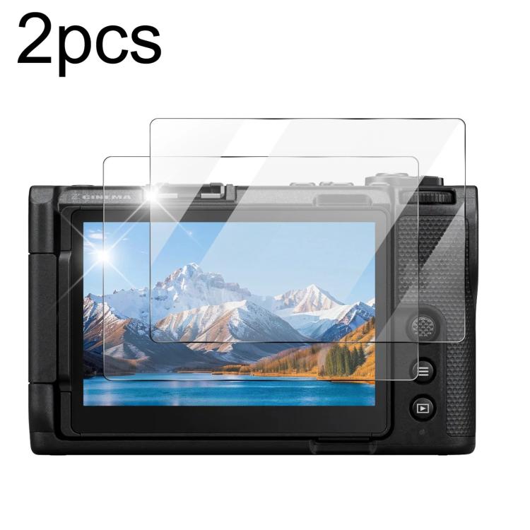 2pcs HD Anti-Scratch Anti-Fingerprint Tempered Glass Film, For Nikon ZR