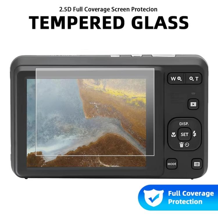 3pcs HD Anti-Scratch Anti-Fingerprint Tempered Glass Film, For Kodak PIXPRO FZ55