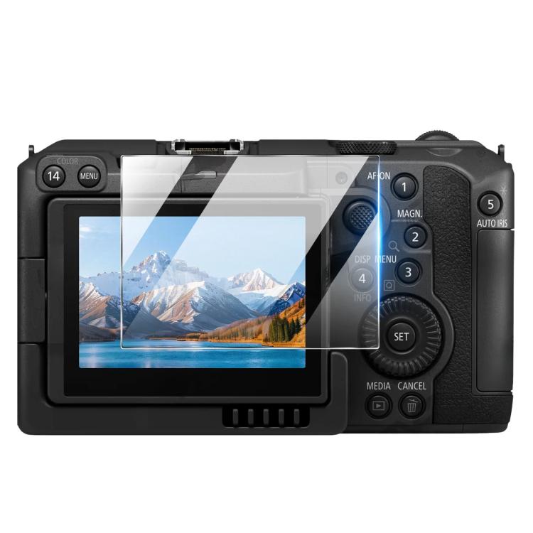 HD Anti-Scratch Anti-Fingerprint Tempered Glass Film, For Canon EOS C50