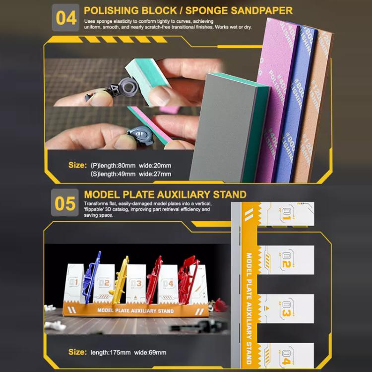 JAKEMY JM-Z28 Multi-function Polishing Deburring Accessory Set, JAKEMY JM-Z28