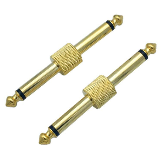 6.5mm Mono Male to 6.35mm Male Stereo Audio Adapter