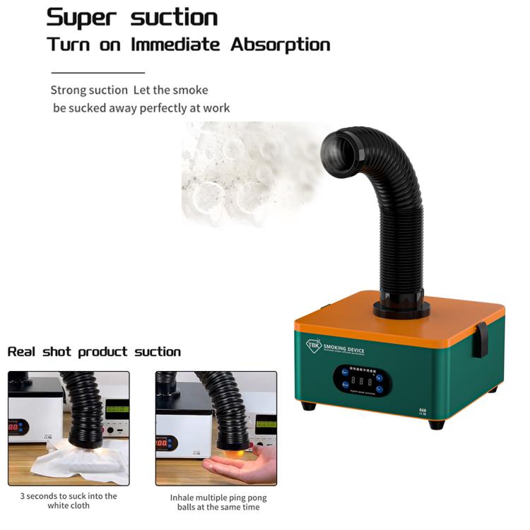 TBK TBK-668 150W Mini Strong Suction Smoke Purifier, EU Plug, UK Plug, US Plug, AU Plug