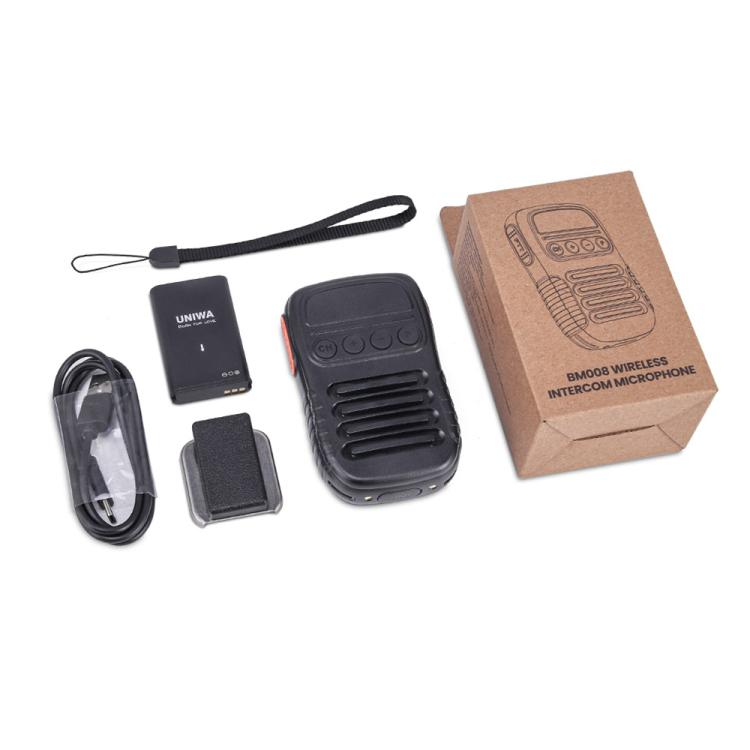 UNIWA BM008 BT5.2 Wireless Handheld Intercom PTT Microphone Walkie Talkie