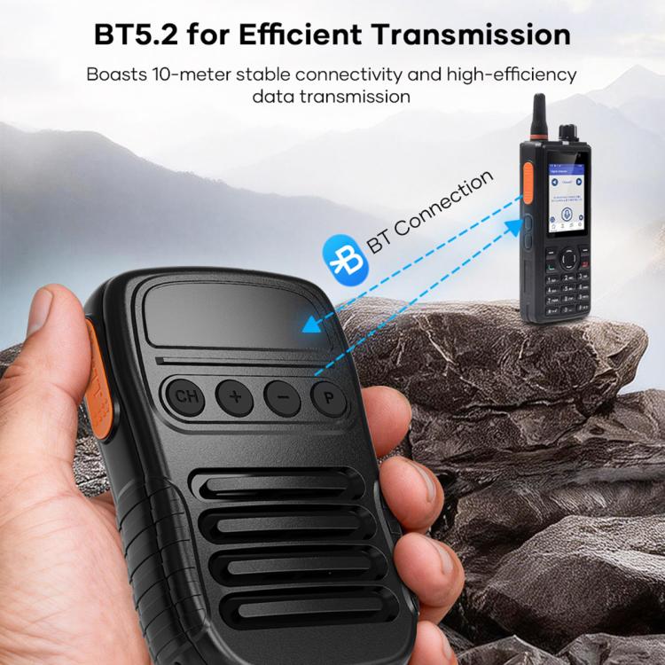 UNIWA BM008 BT5.2 Wireless Handheld Intercom PTT Microphone Walkie Talkie
