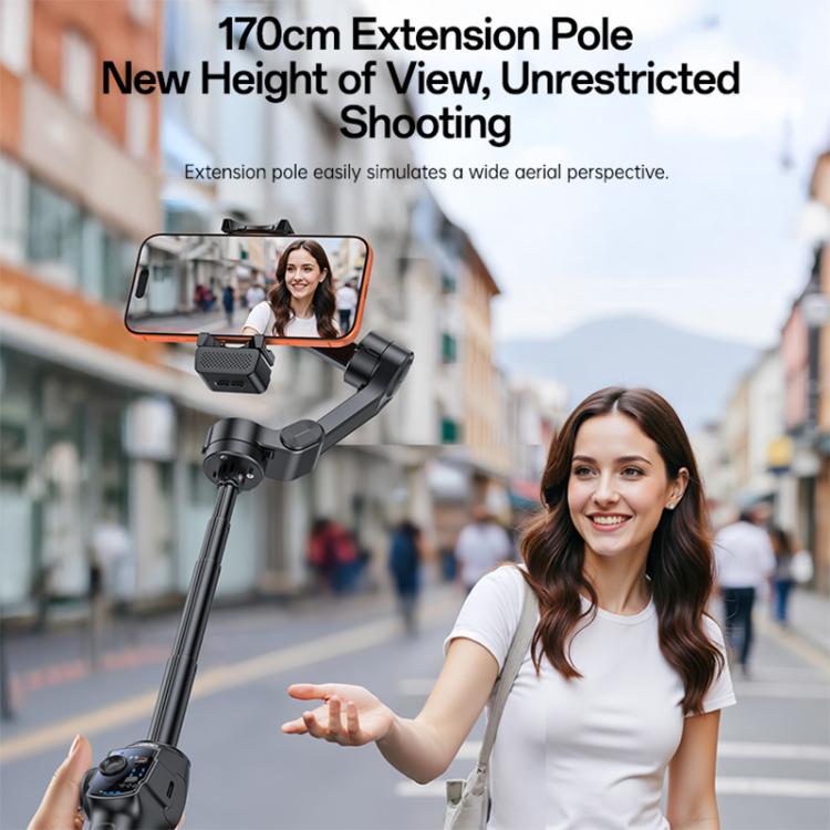 Yesido SF32 Pro Telescopic 3-Axis Gimbal Selfie Stick with AI Module, SF32 Pro