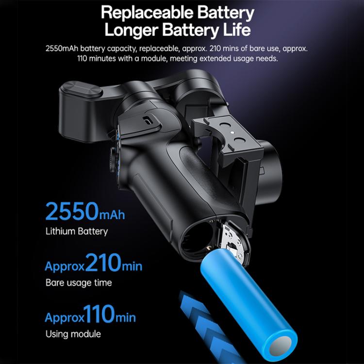 Yesido SF32 Pro Telescopic 3-Axis Gimbal Selfie Stick with AI Module, SF32 Pro