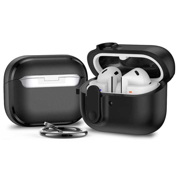 XDcase Armor Full-body Earphone Case with Hook & Security Lock, For Samsung Galaxy Buds3 / 3 Pro